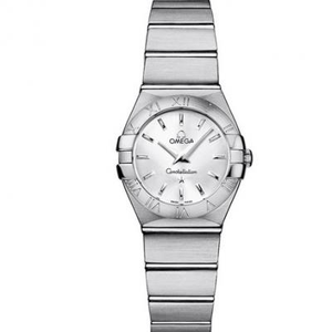 V6 Omega Constellation Series Ladies Quartz Watch 27mm One to One Engraved Genuine White Noodle Ding Scale V6 Omega Constellation Series Ladies Quartz Watch 27mm One to One Engraved Genuine White Noodle Ding Scale