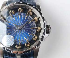 om factory top replica Blancpain VILLERET classic series 6654-3642-55B men's mechanical watch
