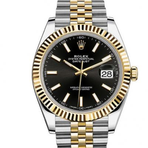 Rolex Datejust II series 126333-0014 gold-covered version, pure 18k gold-covered, gold-covered thickness 15 microns, strap gold weight 1.85 grams