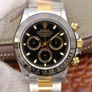 JH Factory Rolex universe chronograph Daytona 116508 ساعة ميكانيكية للرجال v7 Edition ذهبي.