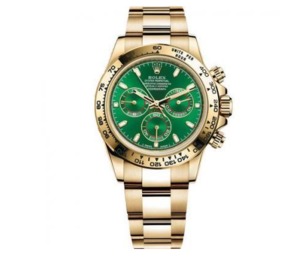 N Factory Rolex Cosmograph Daytona 116508 green الإصدار الأصلي من Jindi هو أحدث قطعة أثرية من مصنع N Factory ، وهي Green Jindi.