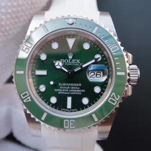 Rolex الأخضر الماء شبح الأخضر V7 طبعة SUB سلسلة الغواصة 116610