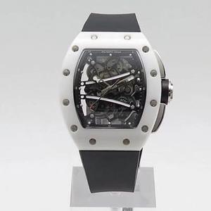 KV factory RM Richard RM055 series watch إن TZP المستخدم في العلبة عبارة عن سيراميك خزفي رباعي الزركونيا متعدد الكريستالات
