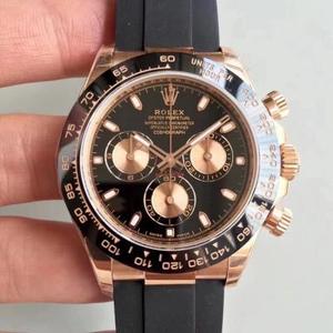 N Factory V8 Rolex Daytona Series 904 Steel Rose Gold Tape Edition New customized exclusive Cal.4130 automatic winding movement