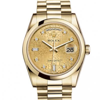 Rolex model: 118208-83208 series of week-date mechanical men's watches. - إضغط الصورة للإغلاق
