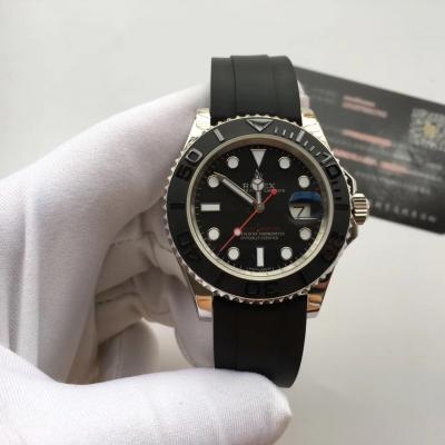 One to one replica Rolex 116655 Yacht-Master series mechanical men's watch (stainless steel version) - إضغط الصورة للإغلاق