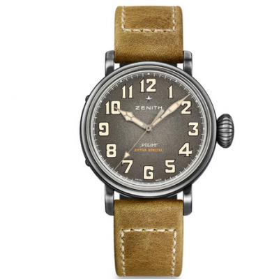 XF Factory Zenith Pilot Series 11.1940.679 / 91.C807 Retro Dafei Men's Mechanical Watch - إضغط الصورة للإغلاق