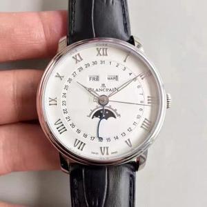 Årets udgang Juxian JB Blancpain Classic Series 6654-1127-55B Automatisk mekanisk bevægelse Mænds Watch Belt Watch