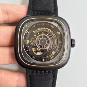 [KW Factory] SevenFriday trendy mærke 7 fredage Original enkelt autentisk original top replika mænds ur