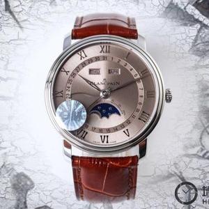 OM's seneste mesterværk V2 opgraderet version Den højeste version på markedet [Top] Blancpain Villeret Classic Series 6654 Moon Phase Display Watch