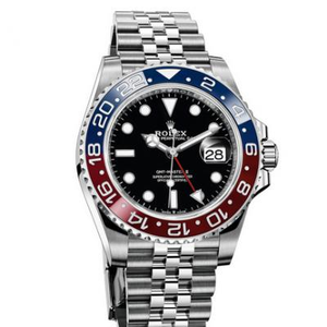 DJ Rolex 126710BLRO-0001 Red and Blue Cola Ring Greenwich Second Generation Men's Mechanical Watch.