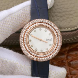 Re-indgraveret Piaget Besiddelse Ladies Quartz Watch New Style Rose Gold To Diamonds