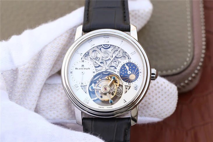 BM Factory Blancpain Master Series 00235-3631-55B Tourbillon Rose Gold Platinum Watch - Klik på billedet for at lukke