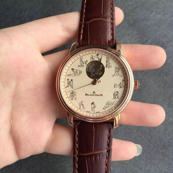 Den nye Blancpain Erotica ur er produceret af MK fabrik, størrelse 38x11.5mm - Klik på billedet for at lukke