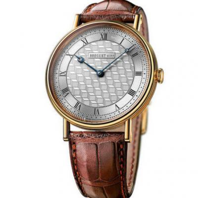 Breguet Classic Series 5967BA/11/9W6 se mænds 18k guld ultra-tynde mekaniske ur . - Klik på billedet for at lukke