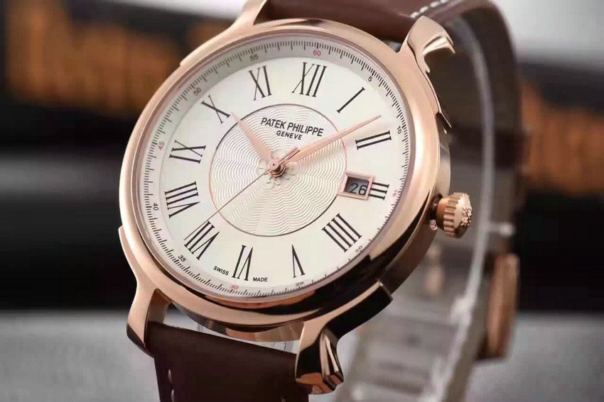 N Factory Patek Philippe Heritage Collection Classic Watch Safir Spejl - Klik på billedet for at lukke