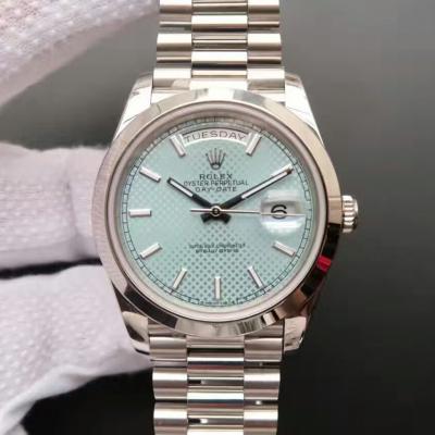 En-til-en indgraveret højt bevis Rolex Day-Date Series 228239-Straight Plate Mechanical Watch - Klik på billedet for at lukke