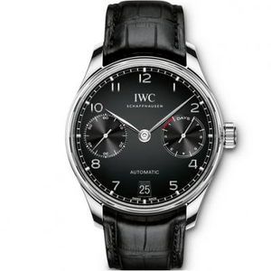 ZF Factory IWC Portugiesische Serie Neue Portugiesisch 7 IW500703 Schwarzes Gesicht Herrenuhr