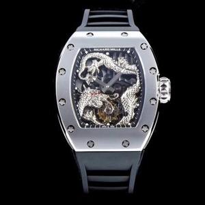 TW Fabrik RICHARD MILLE verwaltet RM057 Jackie Chan Panlong Tourbillon Uhr! Verwenden Sie mutig neue Leistungsmaterialien