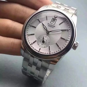 Boutique-Tudor-Tudor Jun Jue Serie Herren mechanische Zweihand und eine halbe Stahlband Uhr