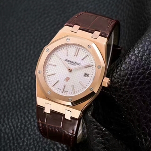 AP Audemars Piguet Royal Oak 15202BA serie ultra-delgado reloj equipado con movimiento 9015 uno a uno réplica reloj de hombre