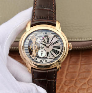 V9 Audemars Piguet Millennium serie 15350 modelos acaba de empezar Hermoso y duradero reloj V9 no duda en pagar una gran cantidad de oro y original reloj de hombre molde abierto.