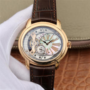 V9 Audemars Piguet Millennium Series 15350 Reloj de hombre cara de madre-perla de oro rosa