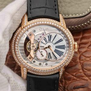 V9 Factory Audemars Piguet Millenium Series 15350 Hombres Rosa Oro Diamante Edición Reloj Mecánico
