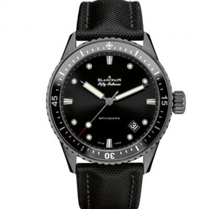GF Factory Blancpain Fifty Xun 5000-0130-B52-B Reloj mecánico negro para hombre nuevo reloj Top Reissue