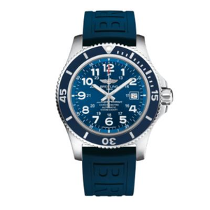N Fábrica reimpresa Breitling A17392D8 Super Ocean II Serie Hombres Reloj Mecánico Superficie Azul