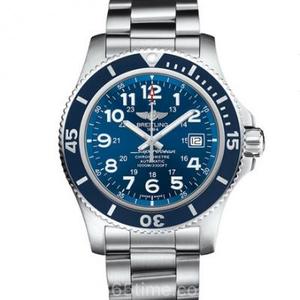 TF Breitling Super Ocean Series A17392D81C1A1 Edición Especial Banda de Acero Mecánico Azul Dial Reloj