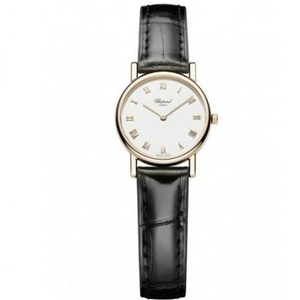 MG Chopard CLASSIC serie 127387-5001 señoras 18k oro movimiento de cuarzo señora reloj (se puede equipar con cinturones negros y marrones)
