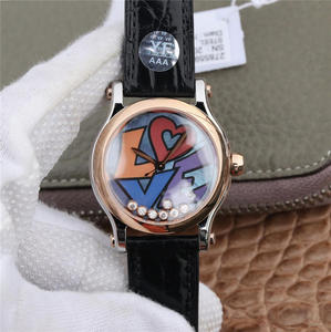 YF Chopard HAPPY DIAMONDS colorida serie 278559-3020 movimiento mecánico automático señoras reloj