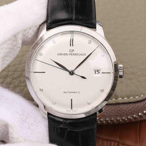 FK Girard Perregaux 1966 Serie 49525 Reloj mecánico para hombre Placa blanca