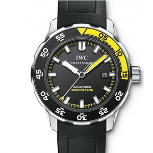 IWC Ocean Series IW356802 original auténtico molde abierto reloj de hombre correa de silicona de movimiento mecánico automático