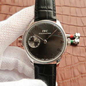 IWC Portugal IW524204, reloj mecánico mecánico índice blanco plateado/índice oro
