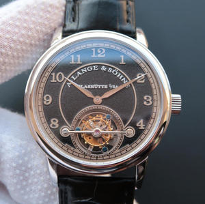 LH Lange \\ u0026 Co. 1815 Series 730.32 Reloj para hombre con movimiento Tourbillon manual de edición limitada con chorro de arena.
