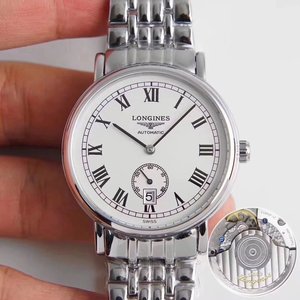 HK Longines Magnífica serie relojes todo partido a tiempo de los hombres de dos manos reloj semi-mecánico