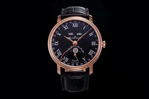 OM Nuevo producto Blancpain villeret serie clásica 6639 pantalla de fase lunar casero 6639 máquina Core reloj de hombre con todas las funciones.