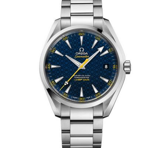 VS Omega Seamaster 150M Serie 231.10.42.21.03.004 Reloj mecánico para hombre superficie azul