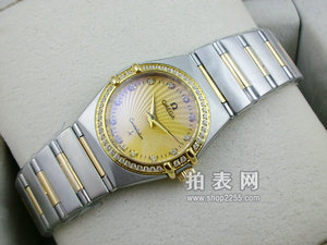 OMEGA Constellation Series Diamond Pack 18K Oro Reloj Mecánico Automático para Hombres