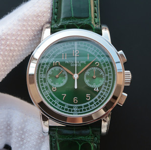Patek Philippe complicación serie 5070 reloj manual para hombre con movimiento mecánico 7750 en la cadena.