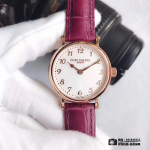Nuevos productos Patek Philippe señoras reloj mecánico elegante y noble dama simple estilo