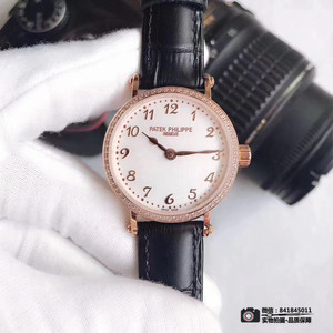 Patek Philippe señoras reloj mecánico elegante y noble dama estilo simple