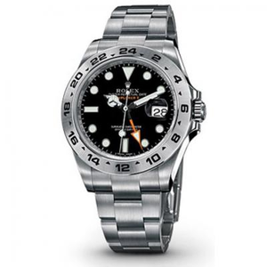 N Factory Rolex 216570-77210 Explorer Tipo 2 Serie V7 Ultimate Edition GMT Superficie Negra