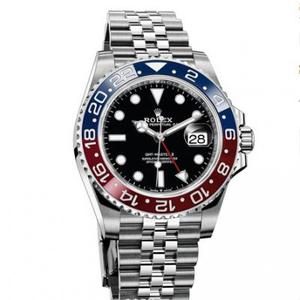 GM Rolex 126710BLRO-0001 Coke ring GMT Master ll reloj mecánico para hombre.