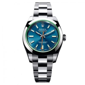 Reloj mecánico para hombre Rolex green glass 116400gv-0002.