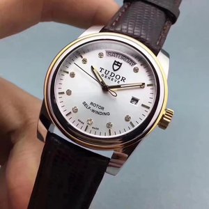 Boutique Tudor Tudor Junjue Series hombres reloj mecánico 18k cinturón de oro