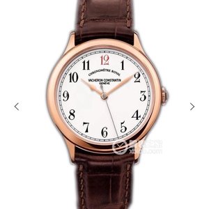 Reloj de fábrica GS Vacheron Constantin histórica serie maestra 86122/000R-9362, reloj de cuero de becerro italiano, restaurar el arte de la autenticidad en la mayor medida