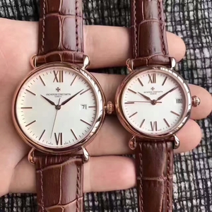 Reanudación uno a uno de Vacheron Constantin Vacheron Constantin Heritage Series de oro rosa de 18 quilates de gran venta automática para hombres.